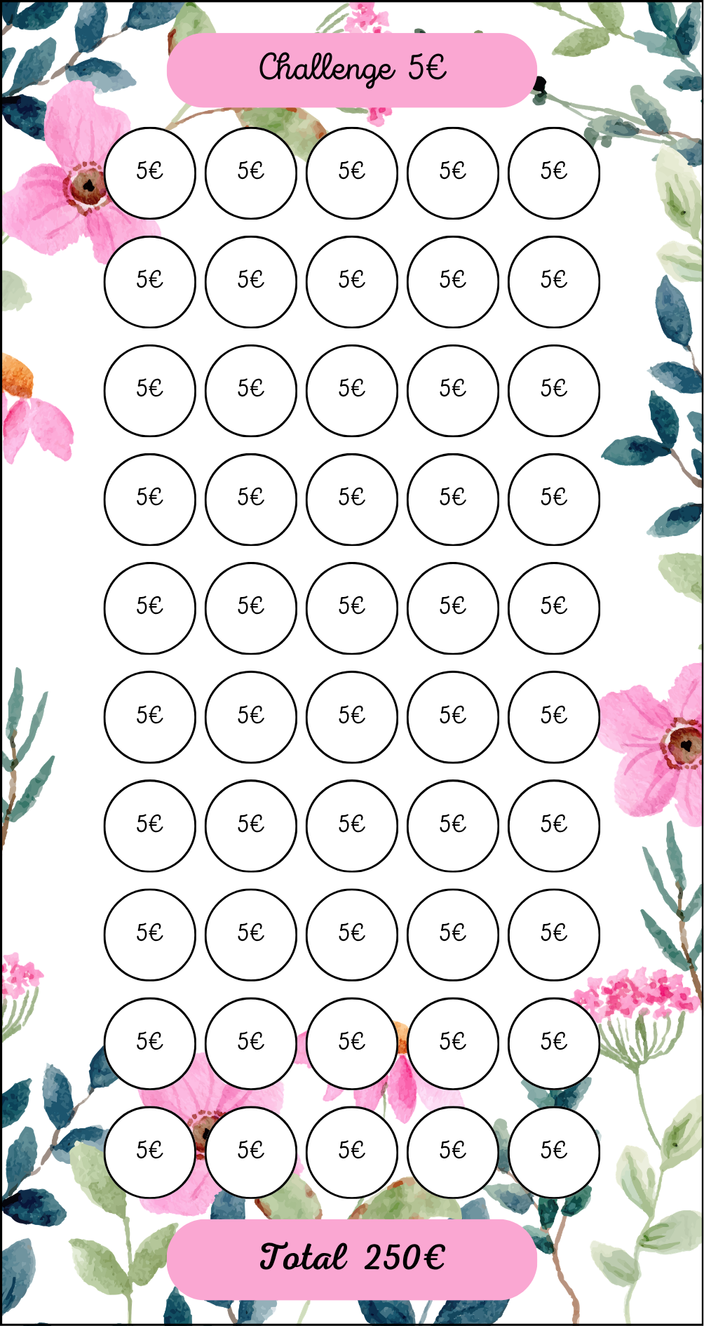 Tracker Challenge Printemps 5€