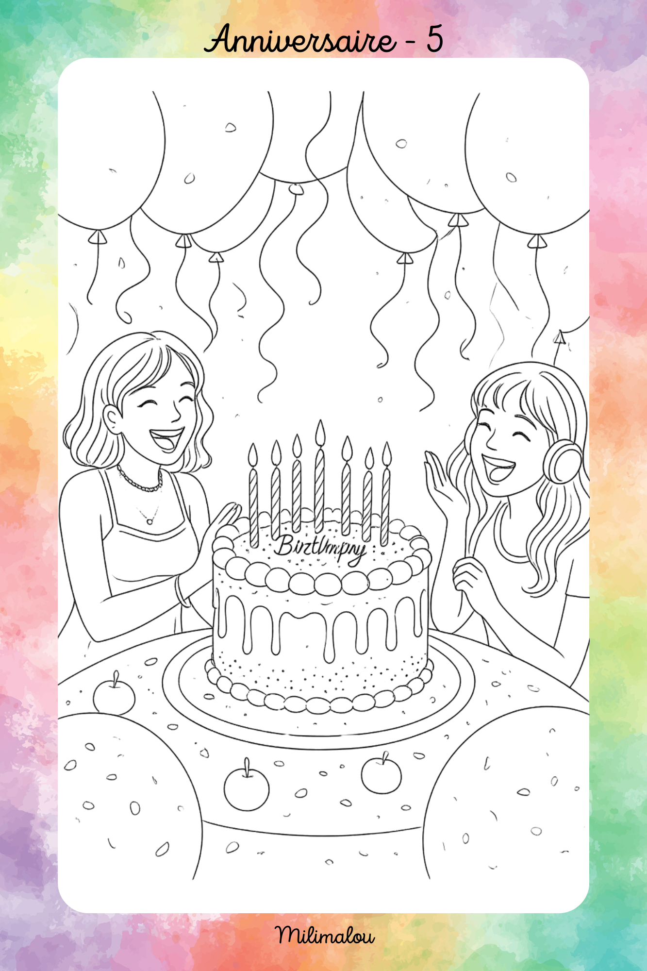 Colo Anniversaire A5
