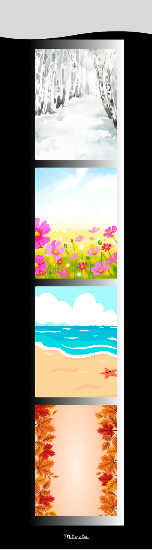 Marque Page A6 Saisons