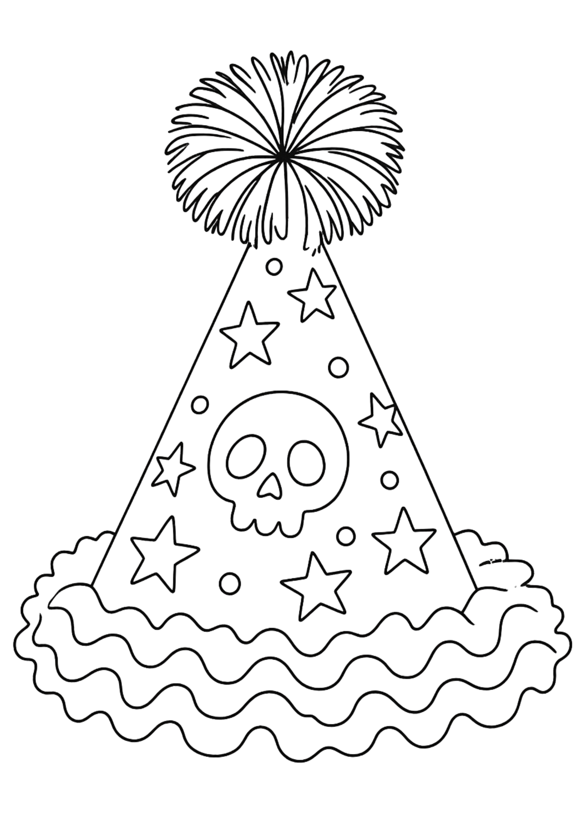Coloriage A4 Halloween 8