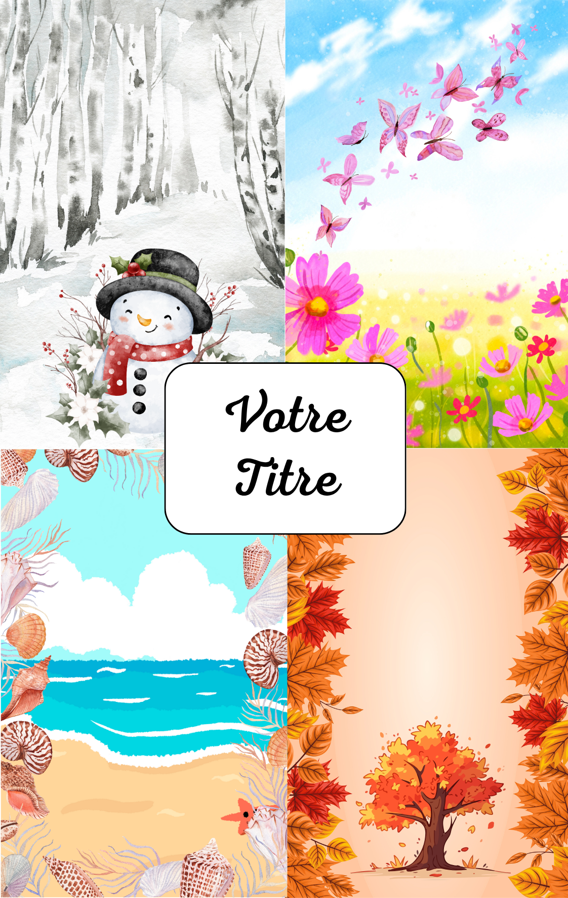 Couverture Carnet Tracker Saisons