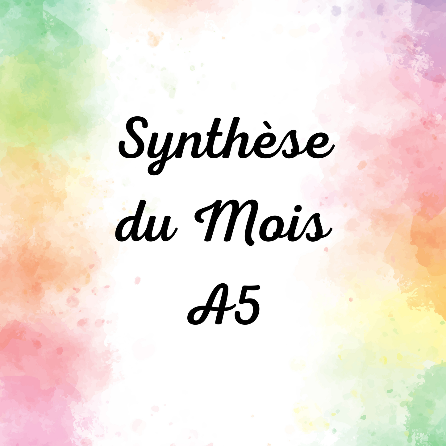 Synthèse du Mois A5