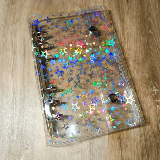 Classeur A6 Transparent Etoiles