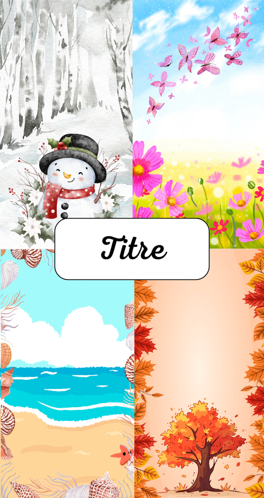 Page de Garde A6 Saisons