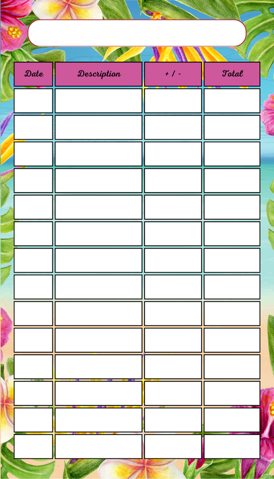 Suivi Budget Bora Bora