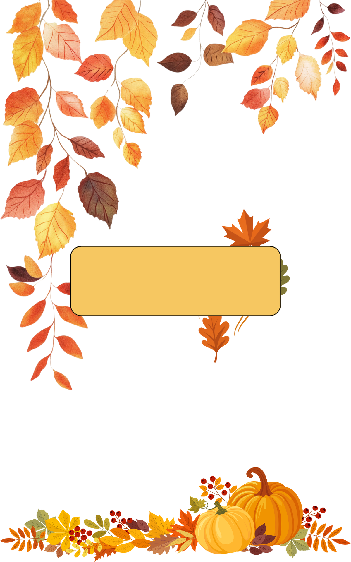Page de Garde A5 Automne
