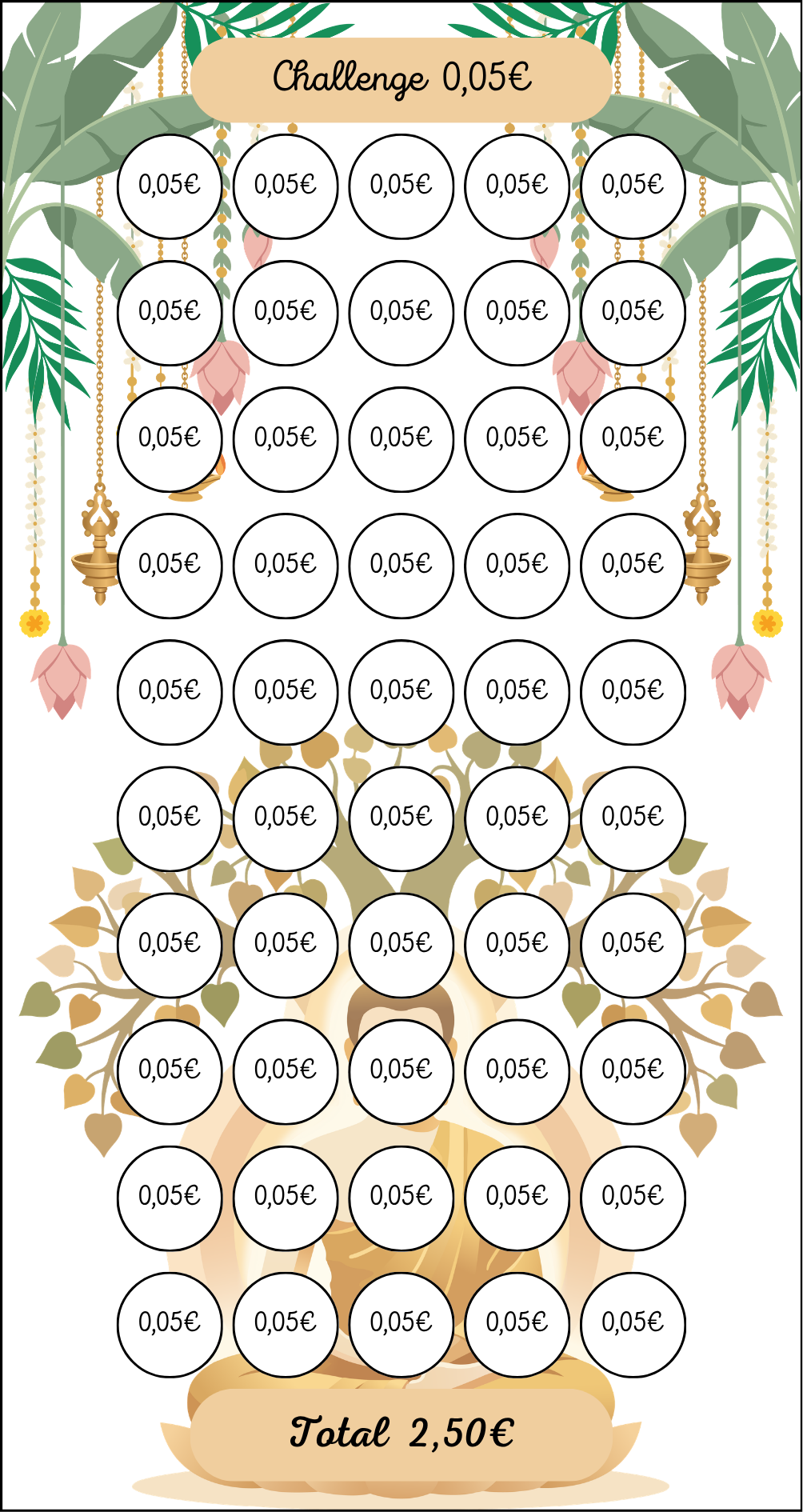 Tracker Challenge Bouddha 0.05€