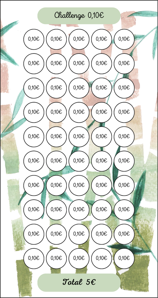 Tracker Challenge Bambou 0.10€