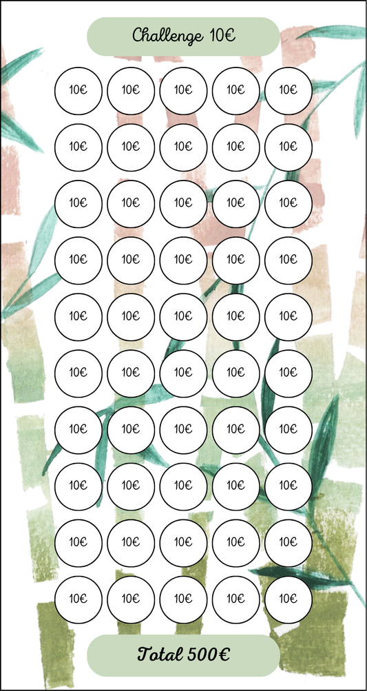 Tracker Challenge Bambou 10€