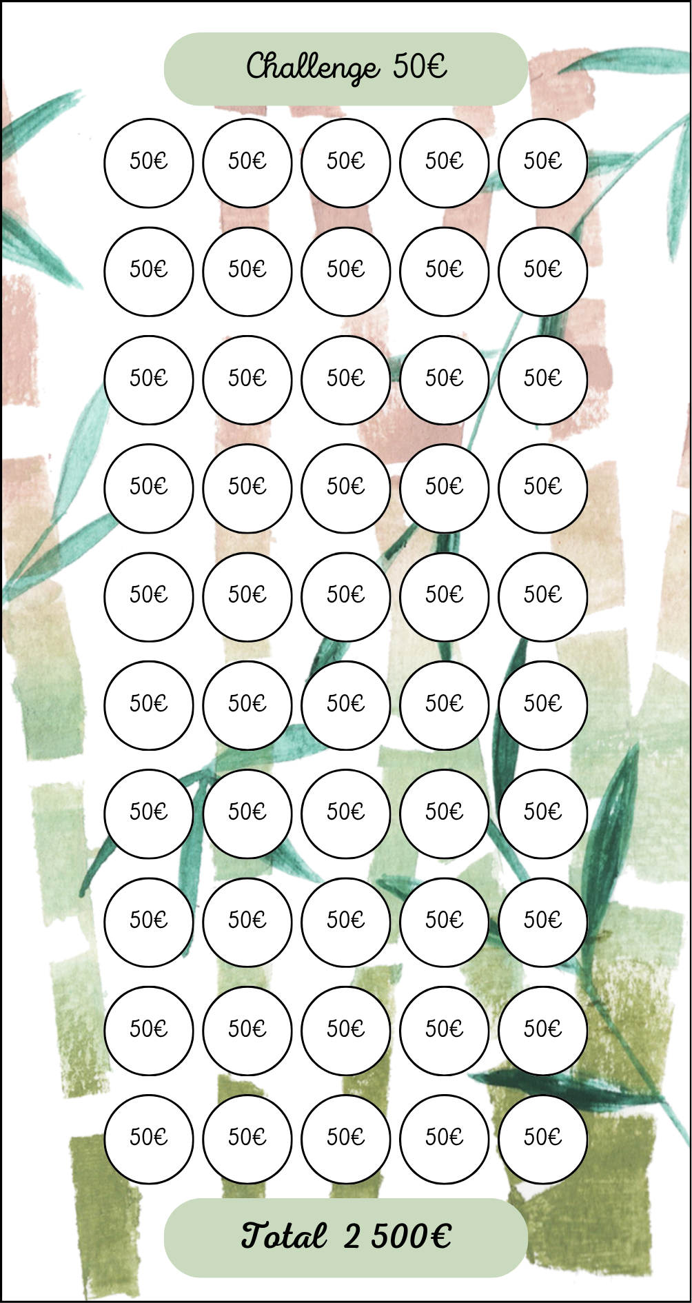 Tracker Challenge Bambou 50€