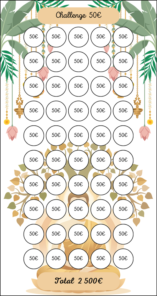 Tracker Challenge Bouddha 50€