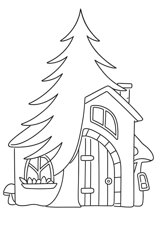 Coloriage A4 Gnome 10