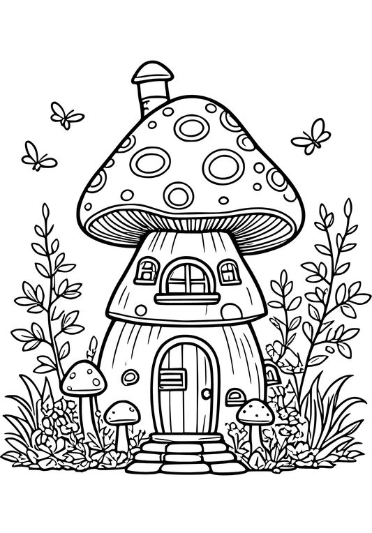 Coloriage A4 Gnome 2