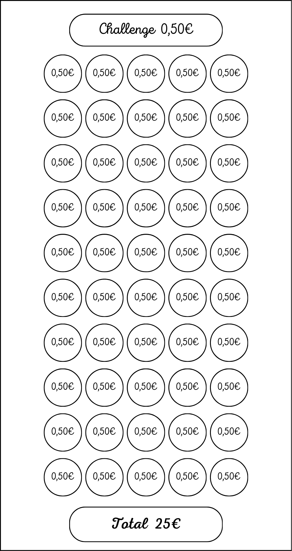 Tracker Challenge Neutre 0.50€
