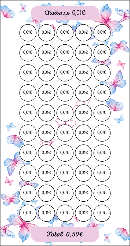 Tracker Challenge Papillon 0.01€