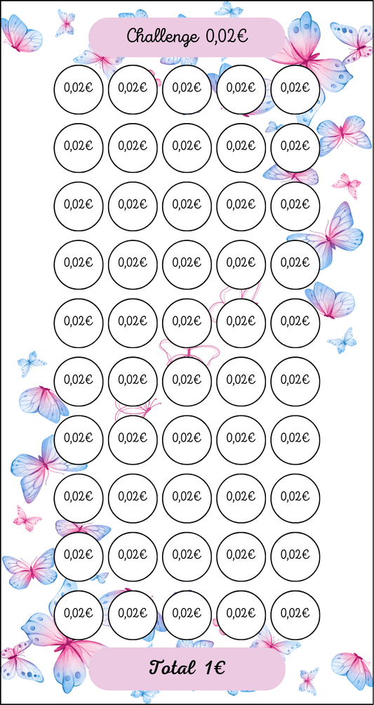 Tracker Challenge Papillon 0.02€