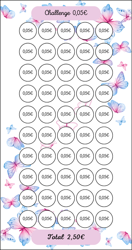 Tracker Challenge Papillon 0.05€