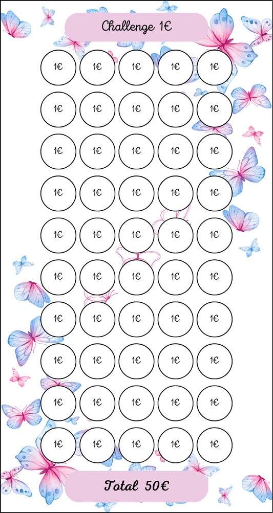 Tracker Challenge Papillon 1€