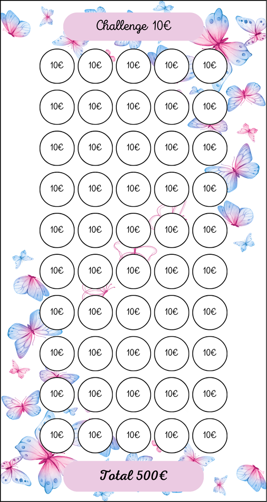 Tracker Challenge Papillon 10€