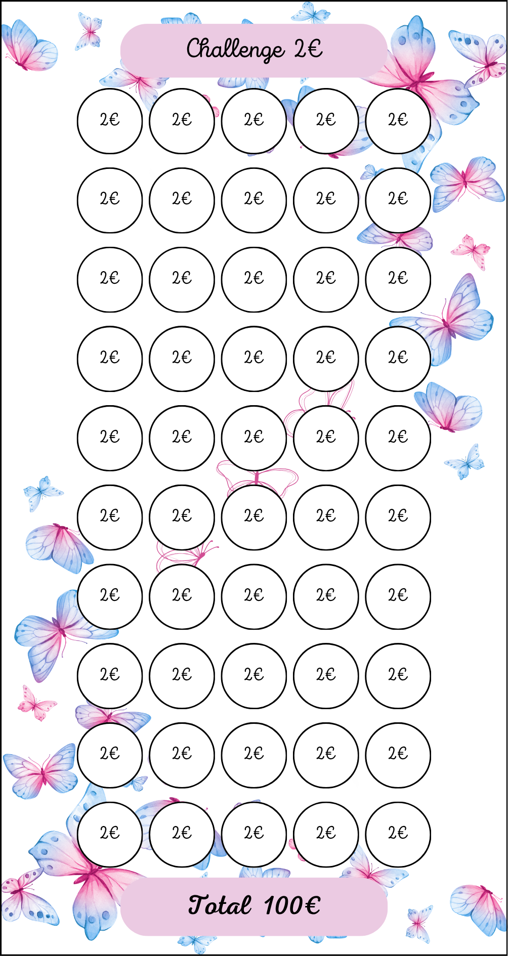 Tracker Challenge Papillon 2€
