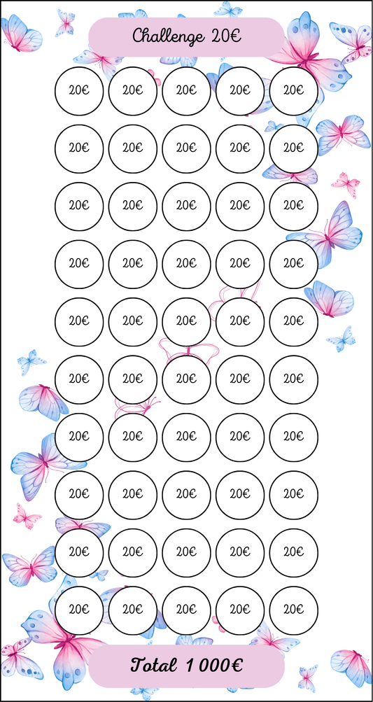 Tracker Challenge Papillon 20€