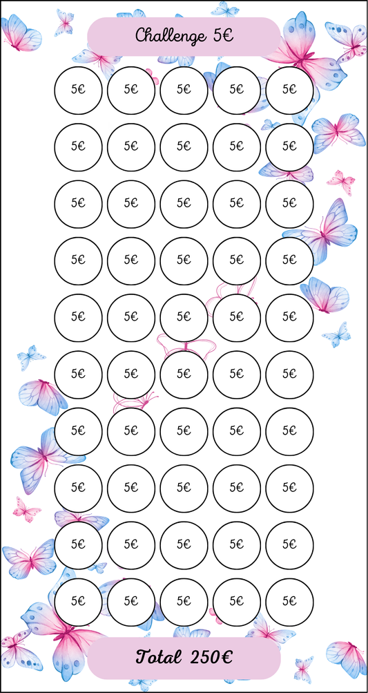 Tracker Challenge Papillon 5€