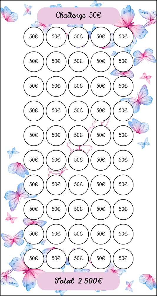 Tracker Challenge Papillon 50€