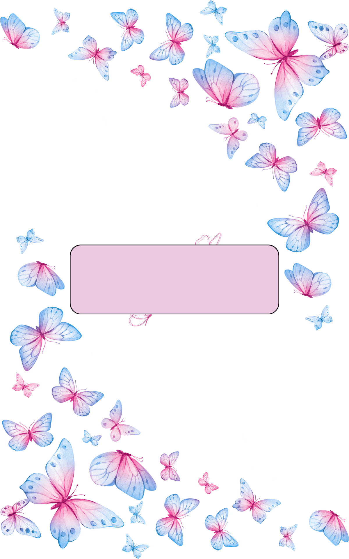 Page de Garde A5 Papillon