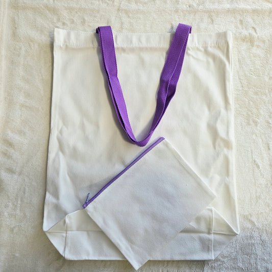 Tote Bag ou Pochette Violet