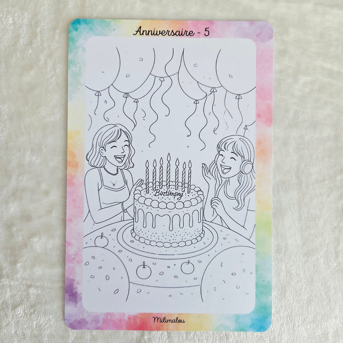 Colo Anniversaire A5 (Lot de 10)