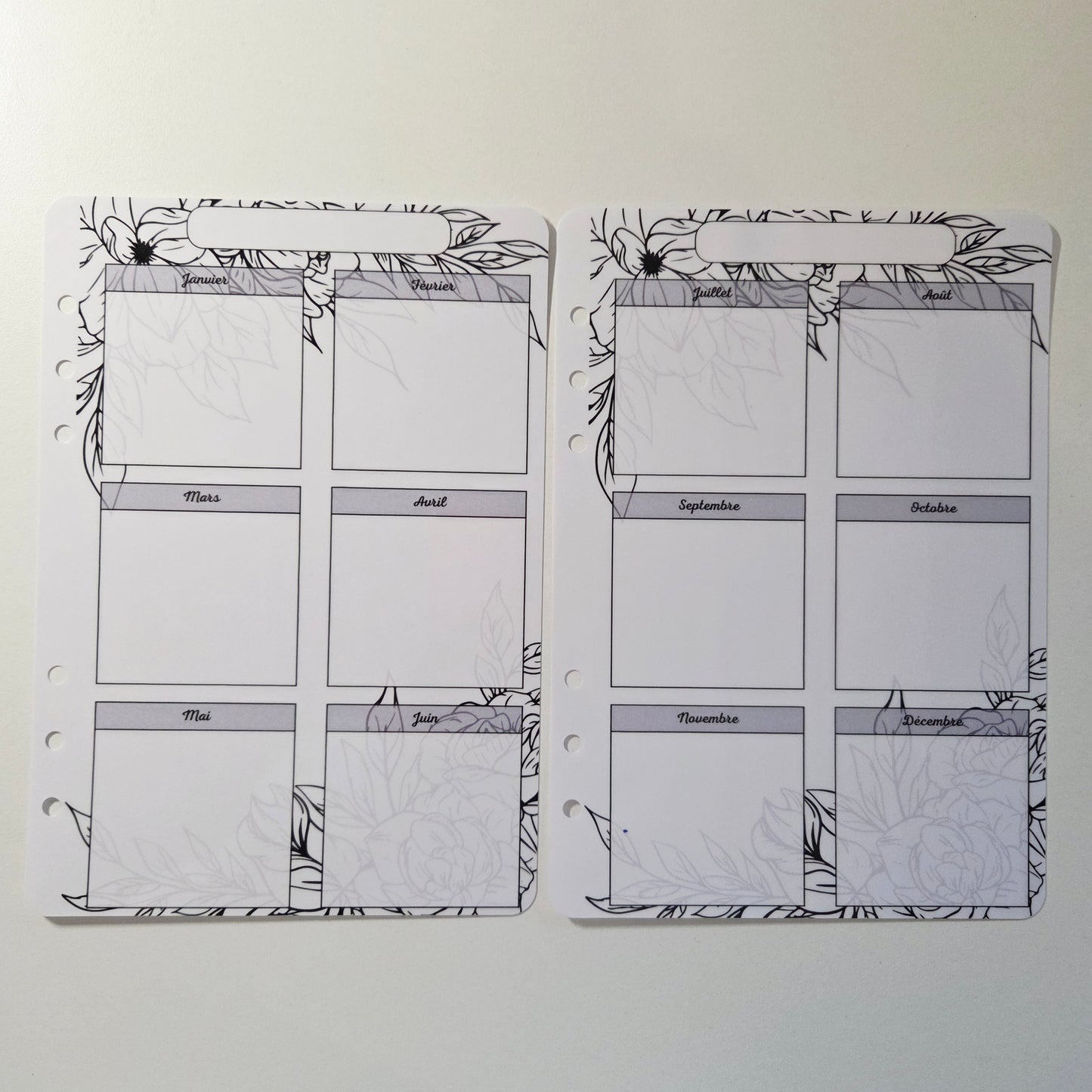 Calendrier Annuel A5