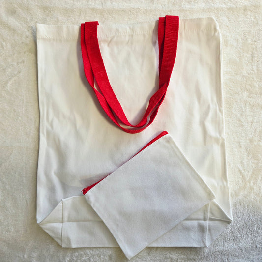 Tote Bag ou Pochette Rouge