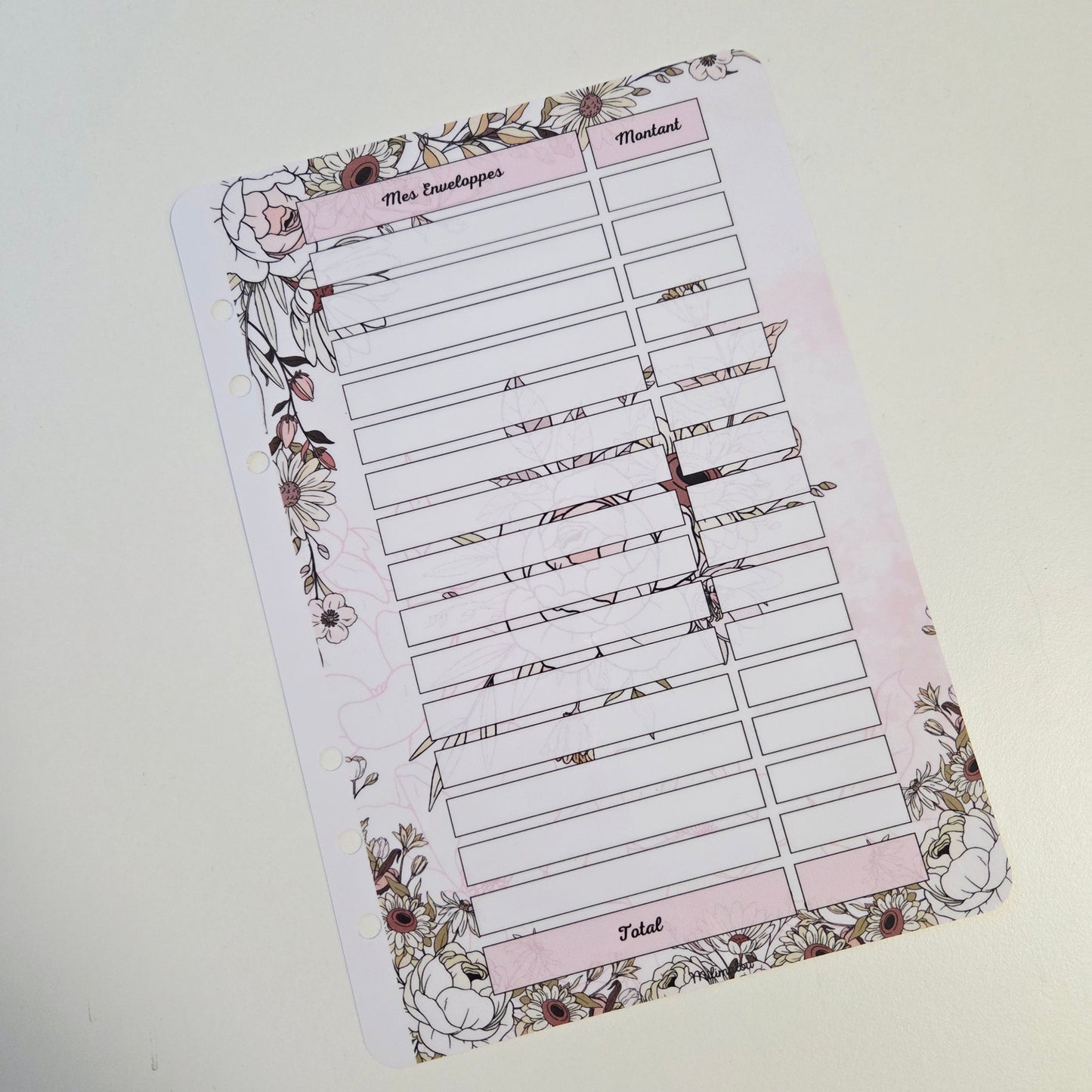 Fiches A5 Mes Enveloppes