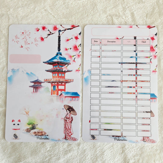 Page de Garde et Suivi A5 Japon