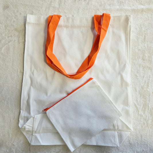 Tote Bag ou Pochette Orange
