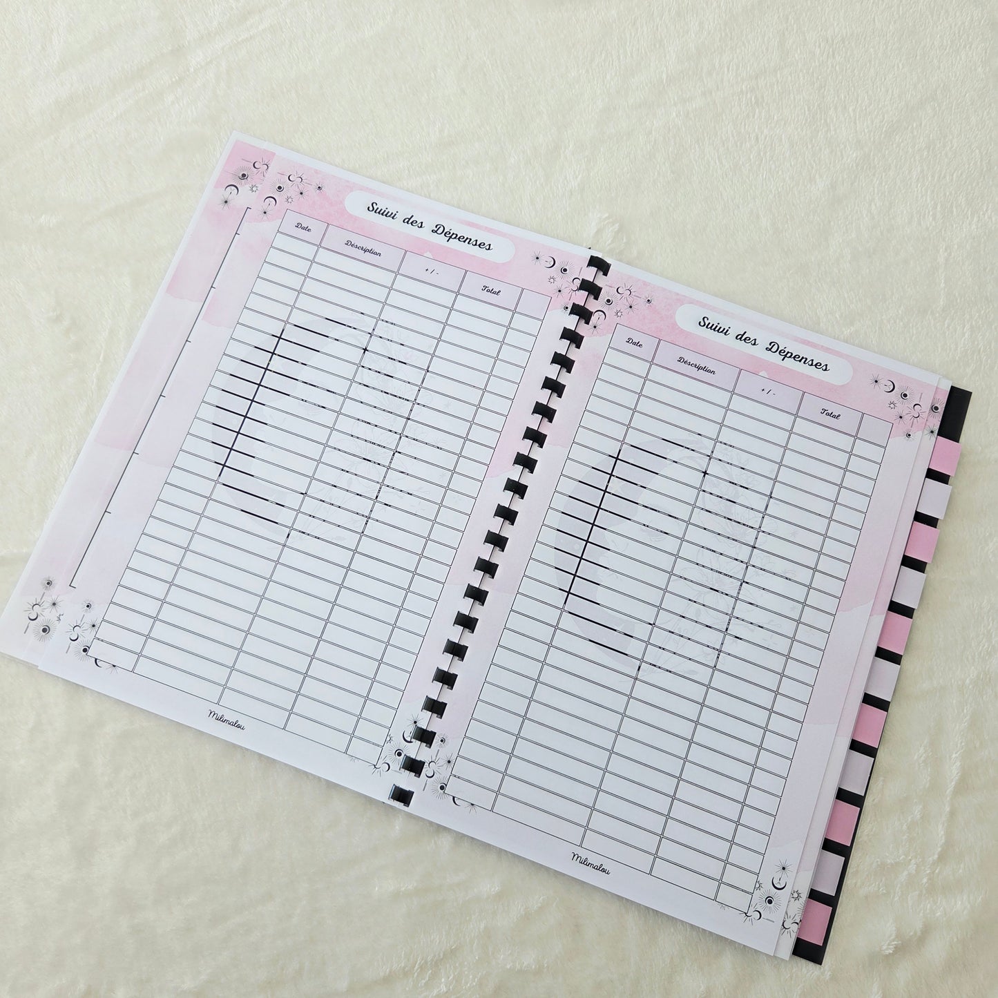 Budget 12 mois Lune Rose