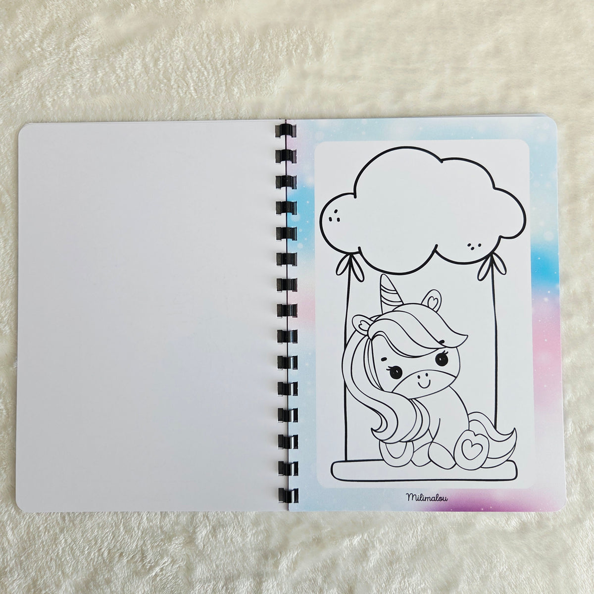 Coloriage A5 Licorne