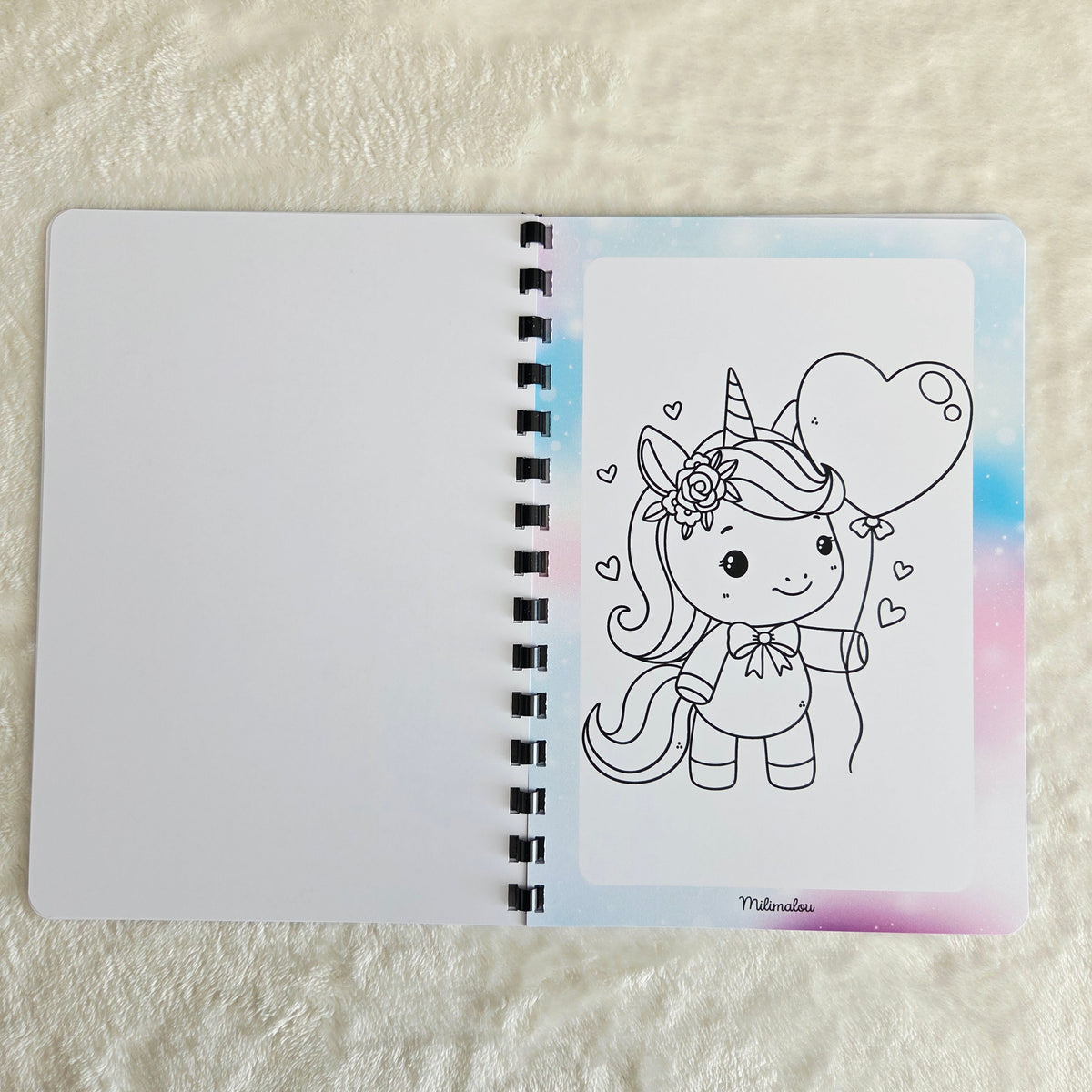 Coloriage A5 Licorne