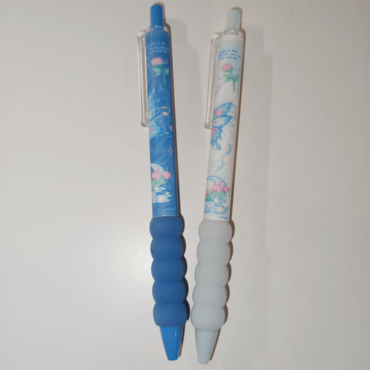 Stylo Papillon Bleu