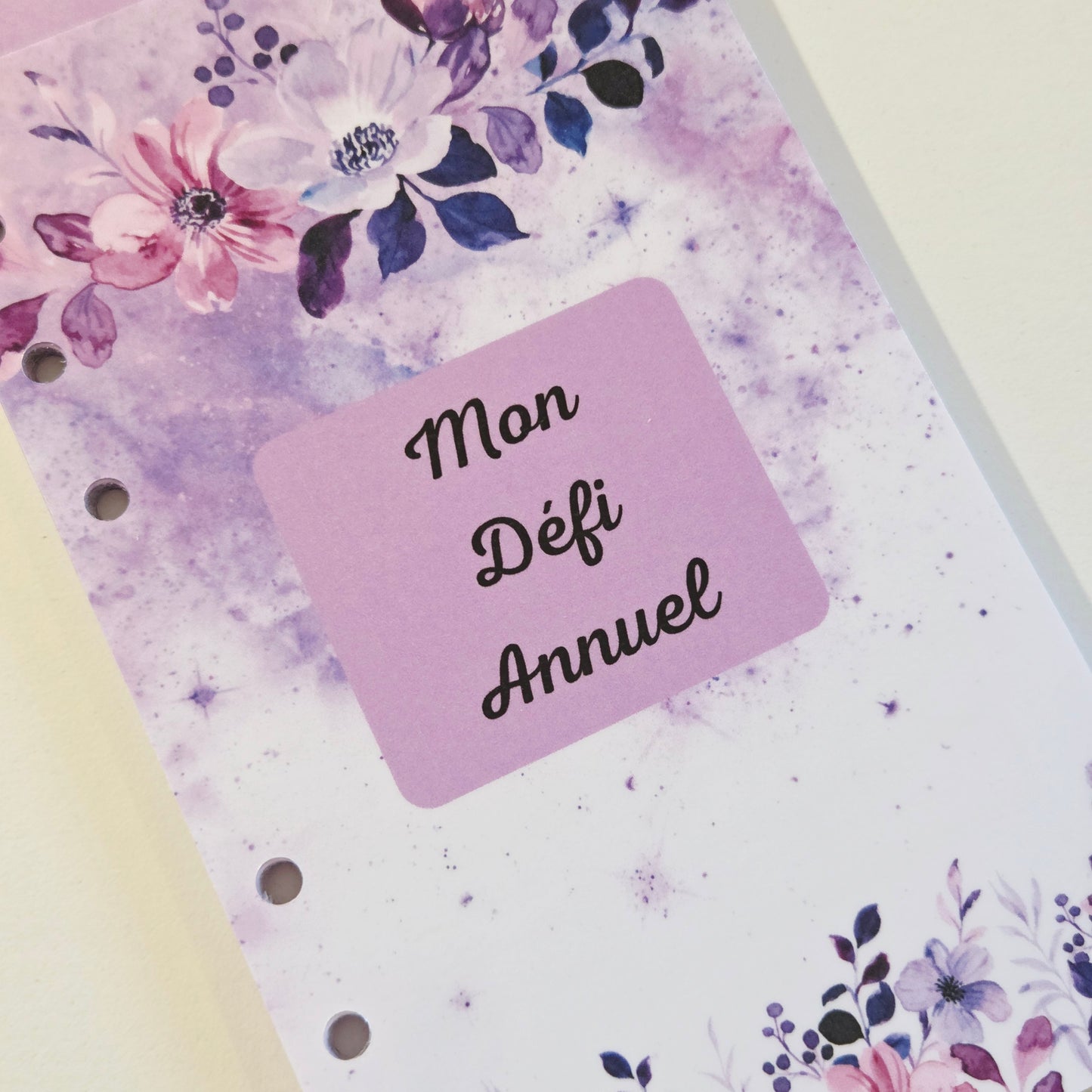 Défi Annuel A6 Violet