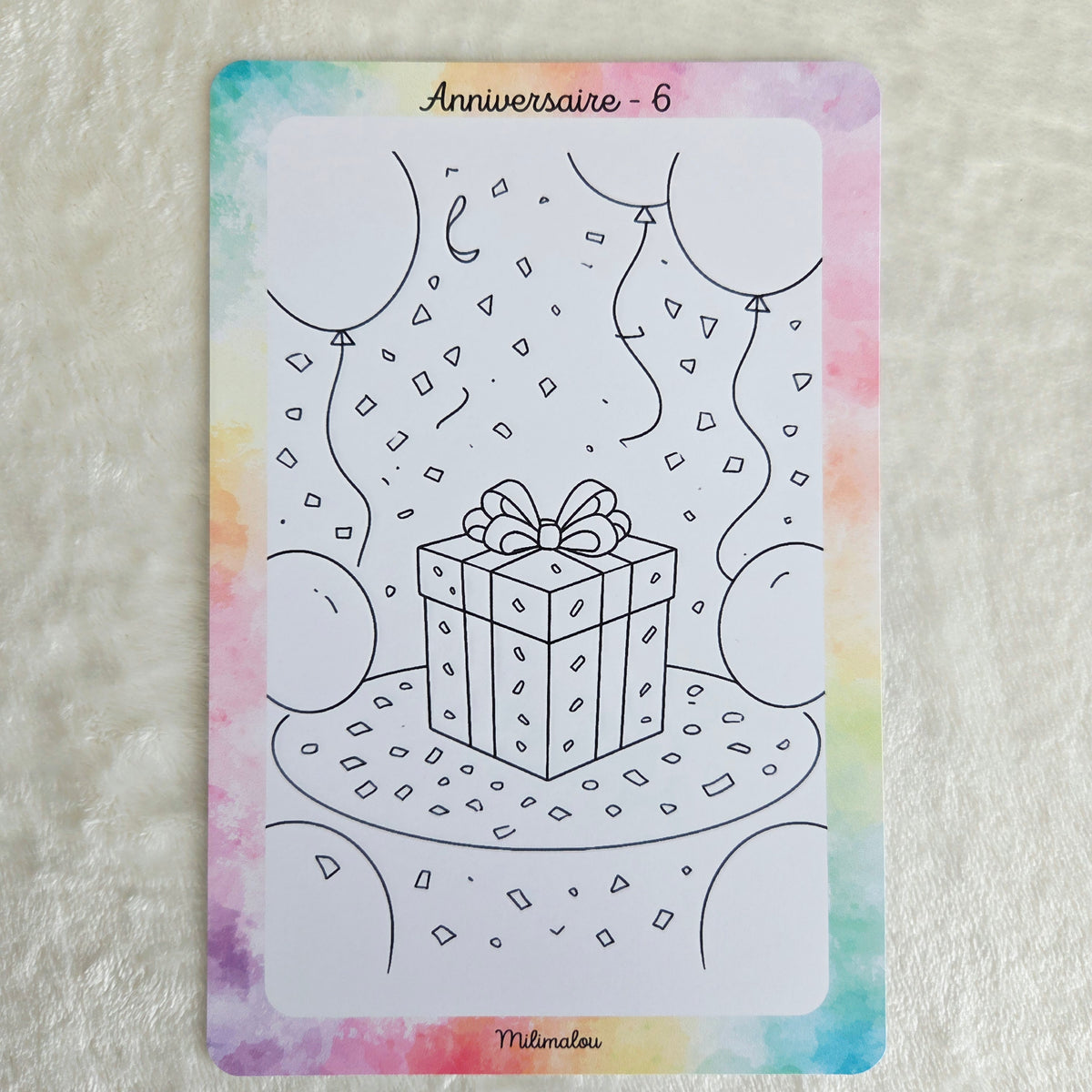 Colo Anniversaire A5 (Lot de 10)