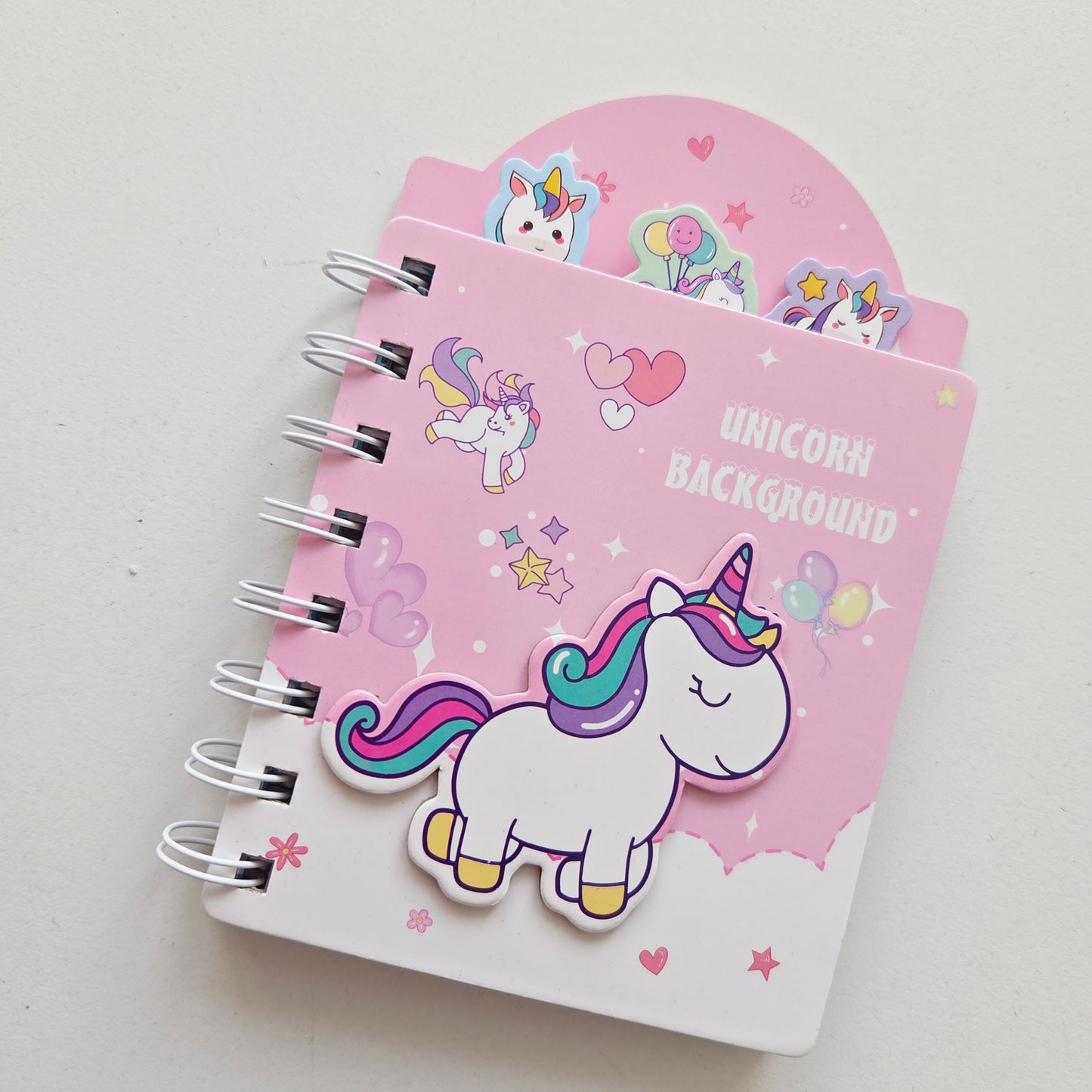 Carnet Licorne Rose