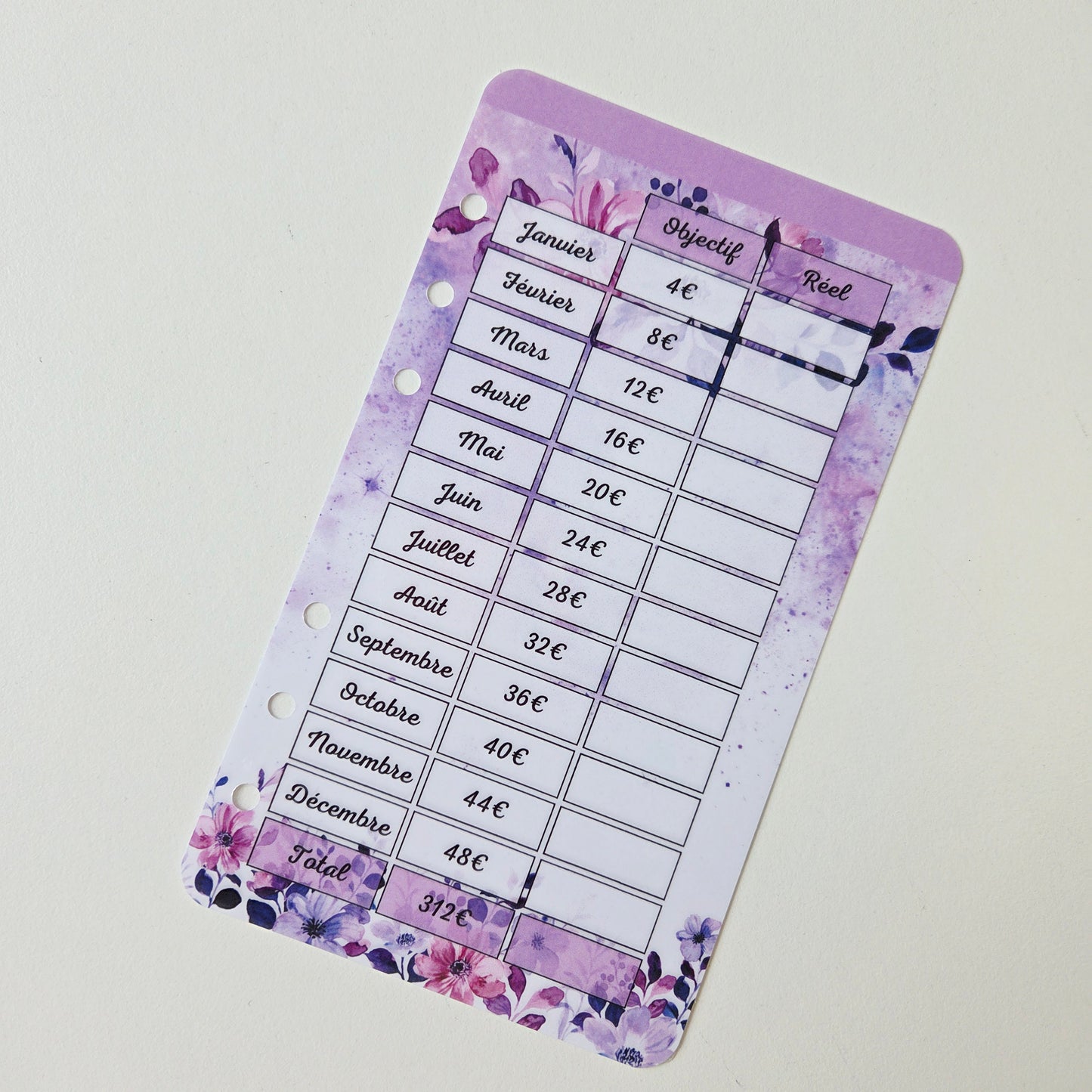 Défi Annuel A6 Violet