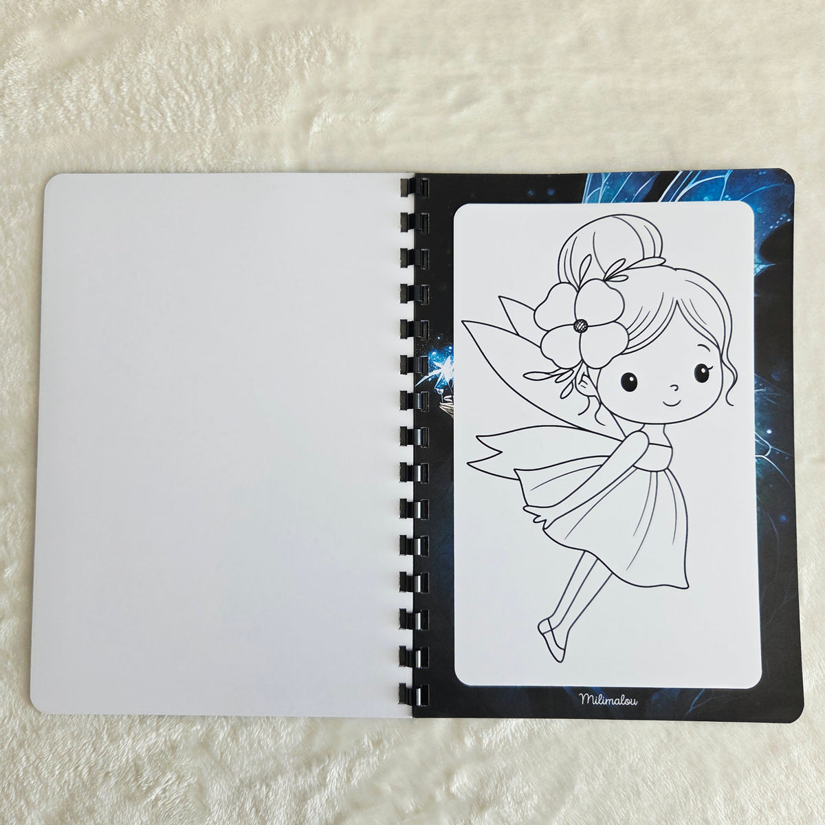 Coloriage A5 Fée