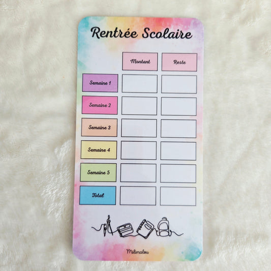 Trackers Rentrée Scolaire
