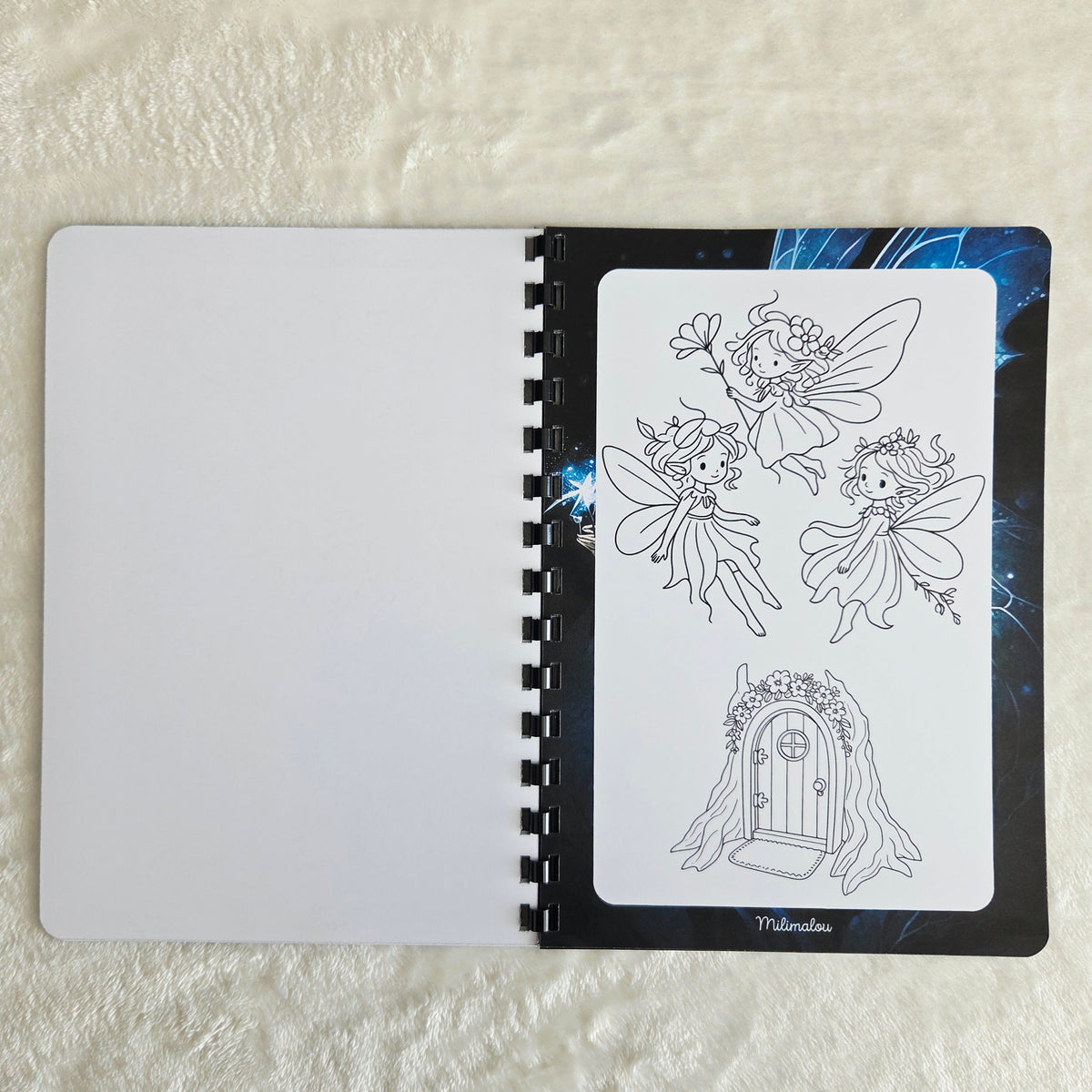 Coloriage A5 Fée