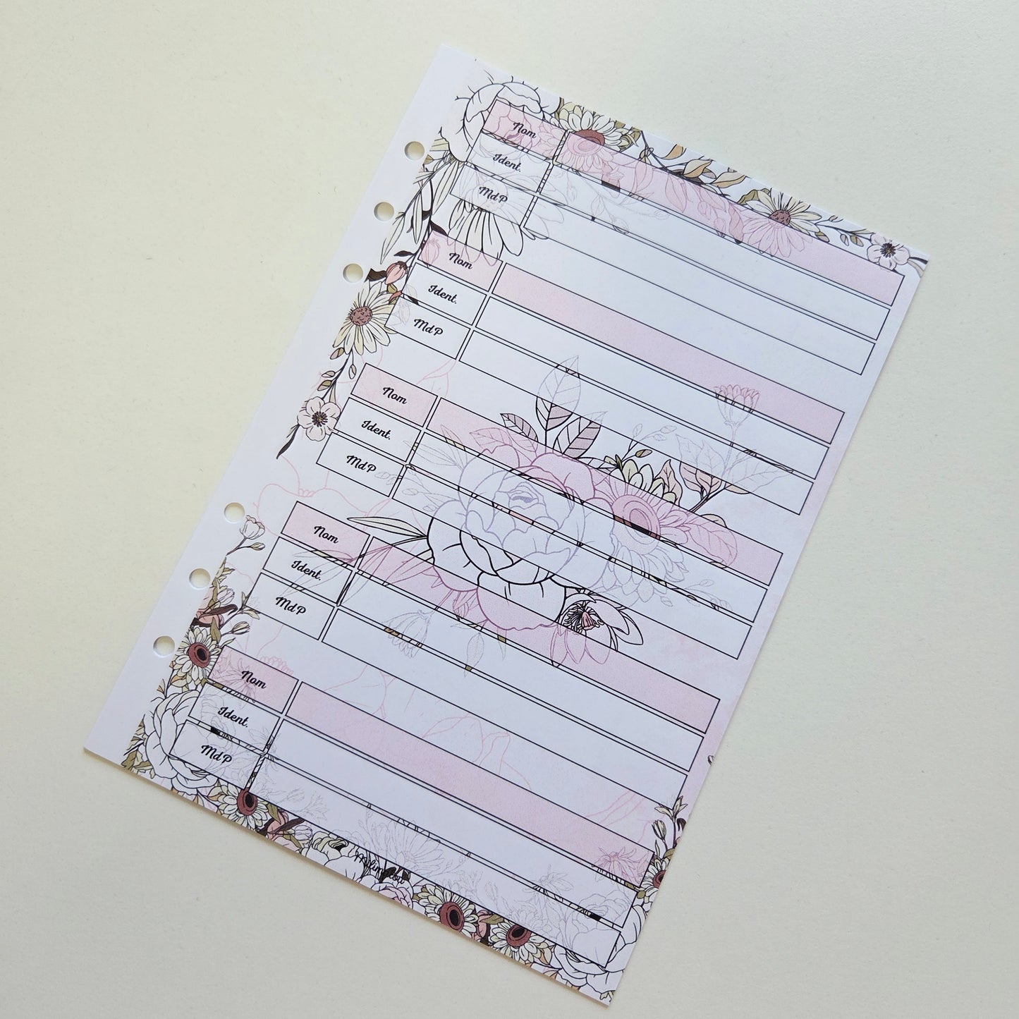 Mots de Passe A5