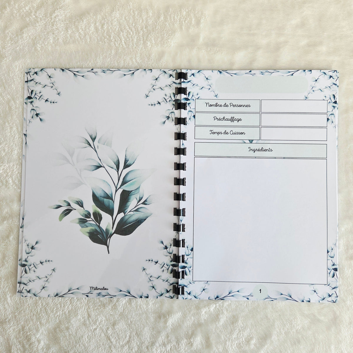 Mes Recettes A5 Plante