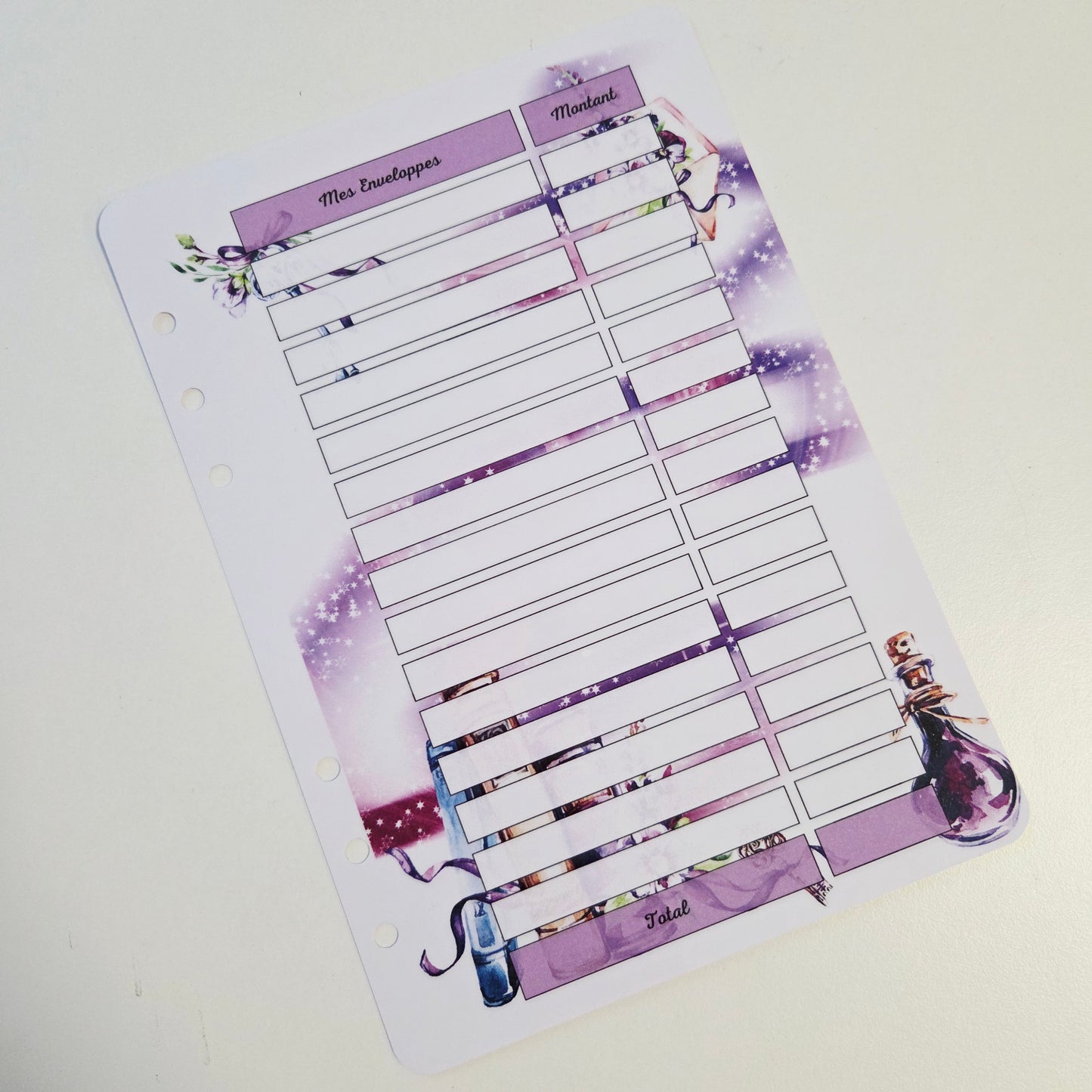 Fiches A5 Mes Enveloppes