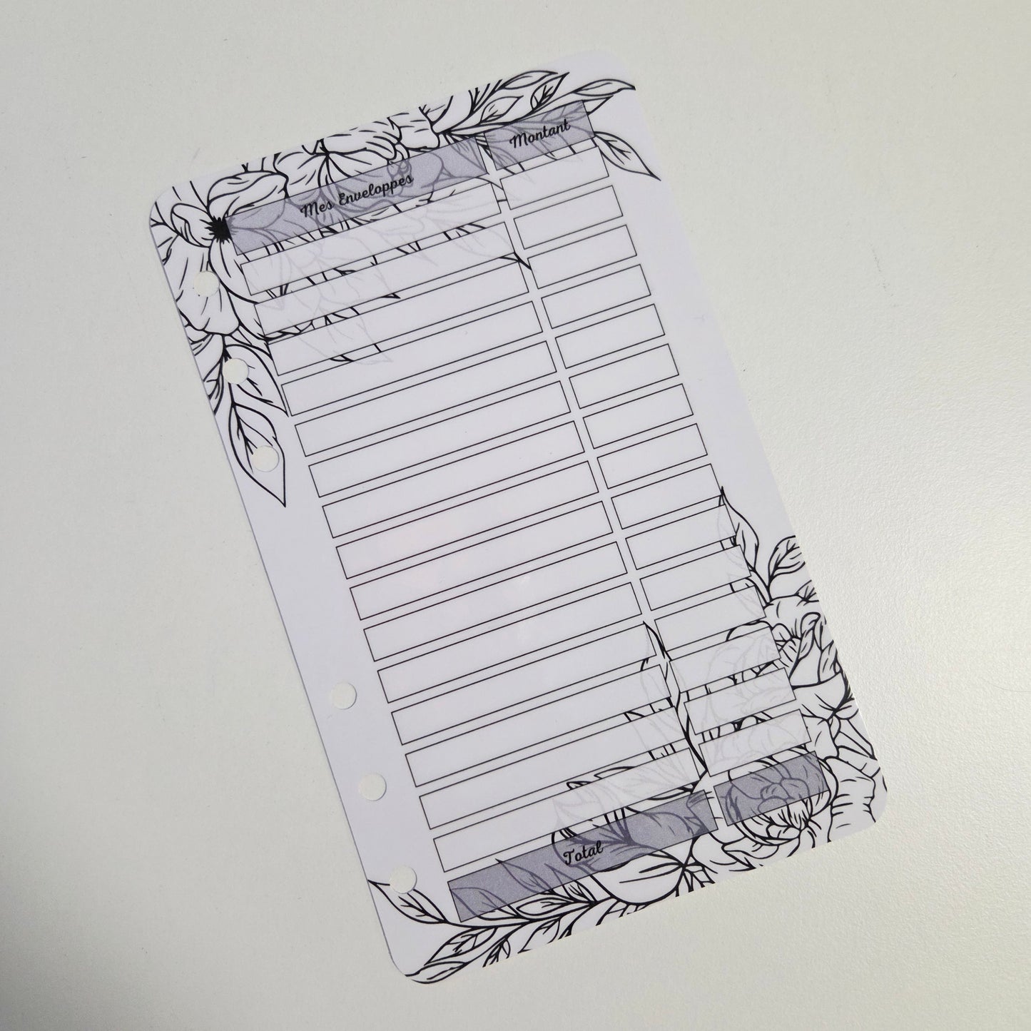 Fiches A6 Mes Enveloppes